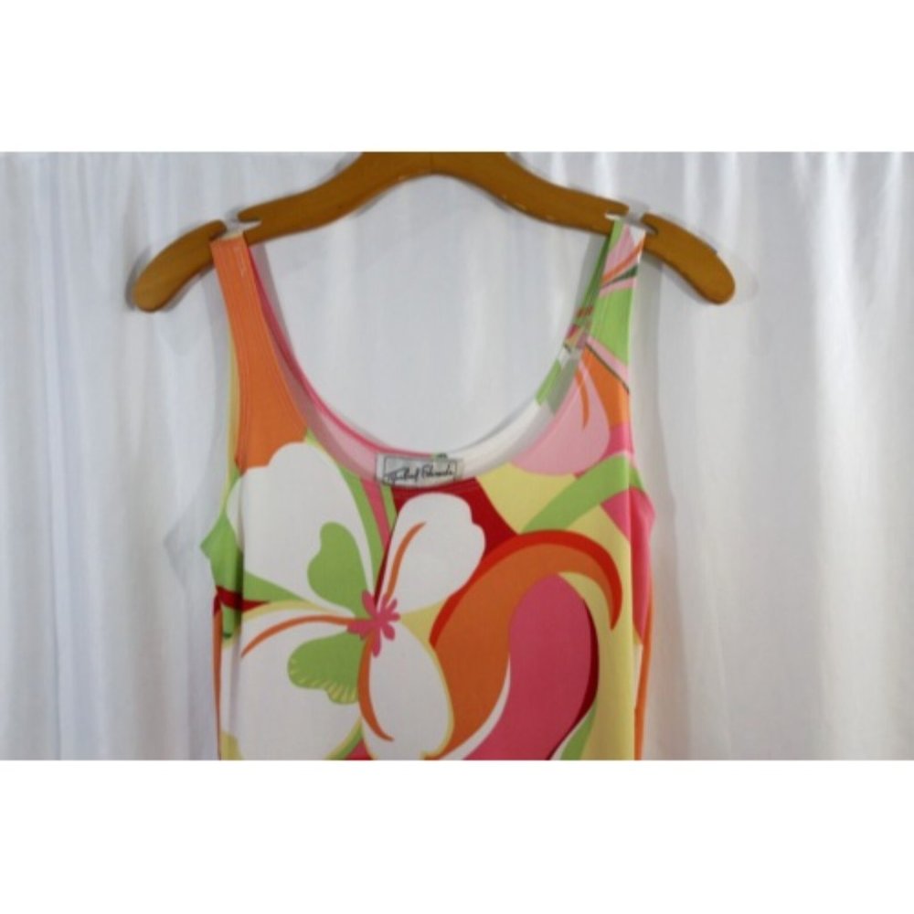 Boutique Womens Multicolor Sleeveless Retro Mod‎ Dress M NWT - Picture 2 of 6